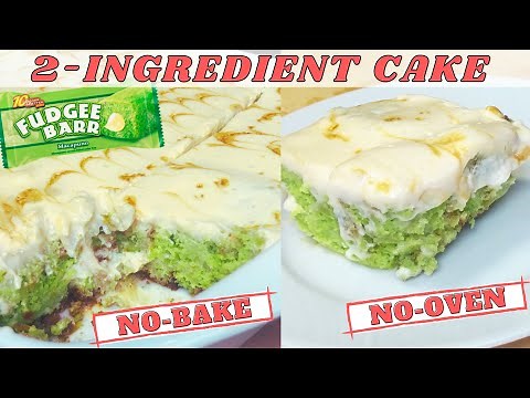 How to make Fudgee Bar Cake! No bake and 2 Ingredients Only