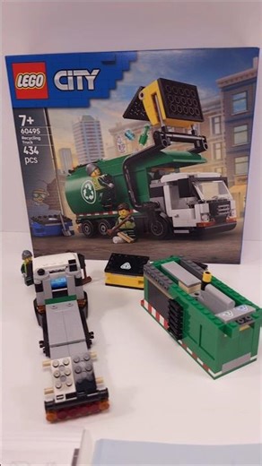 LEGO City Recycling Truck (60495)[434 pcs] Building #shorts ‪@TopBrickBuilder‬