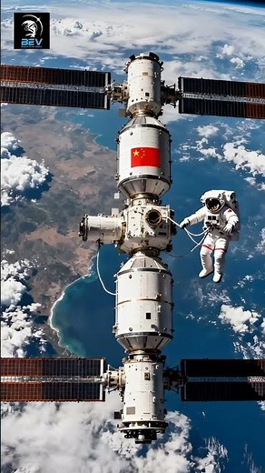 Astronaut Walks Outside China’s Tiangong Station! 🤯🛰️