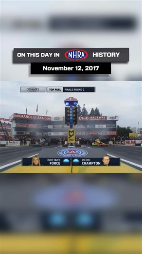 98K views · 4.3K reactions | 8 years ago today, Brittany Force clinched her first title becoming just the 2nd women to win a Top Fuel World Championship! This weekend will be filled with plenty of emotions as it will be her last race behind the wheel of her top fuel dragster. #everythingnitro #nhramissionfoodsdragracingseries #nhradragracing #nhra #dragracing #topfueldragster #nitrofunnycar #speedforall #motorsports #topfuel | Everything NITRO | Facebook