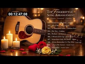 The MOST RELAXING Acoustic Guitar Songs for Sleep and Stress Relief