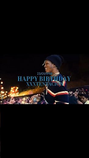 Happy Birthday XXXTENTACION 🎂🕊 Your legacy will never die🖤