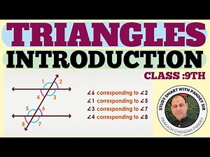 TRIANGLES ( INTRODUCTION) COMPETITION AND CLASS: 9TH