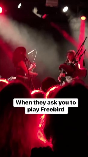 Freebird live in NYC Mia Asano Music x Ally the Piper #freebird #lynardskynard #violin #bagpipes Lynard Skynard | Mia Asano Music