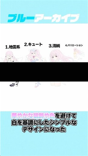 【ブルアカ】自粛中で控えめなデザインになったミカ（水着）の成長が感じられる雑学 #ブルアカ #ブルーアーカイブ #shorts