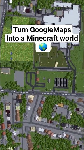 I Turned Google Maps Into Minecraft! #minecraft #mapmaker #gaming #arnis #googlemaps #minecraftworld