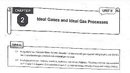 Chapter 2) Ideal Gases - Thermal engineering - Notes - Teachmint