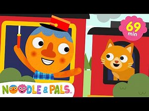 I’m A Little Train + More | 🚂 Pretend To Be A Choo Choo Train! | Preschool Hits | Noodle & Pals