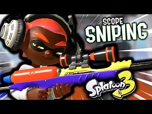 SPLATOON 3 PERFECT SPLATTERSCOPE SNIPING FOR 8 MINUTES