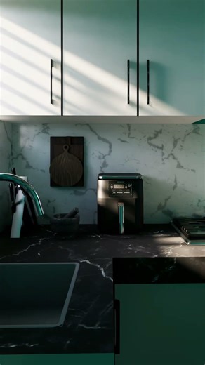 modular kitchen design #shorts #interiordesign #viral #ytshorts #interior44 #enscapeforsketchup #1k