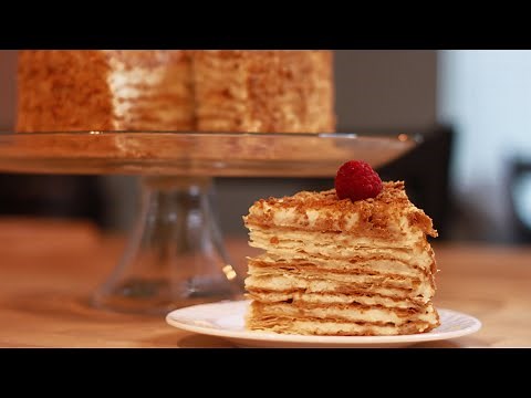 My Secret to the BEST Napoleon Cake with Diplomat Cream