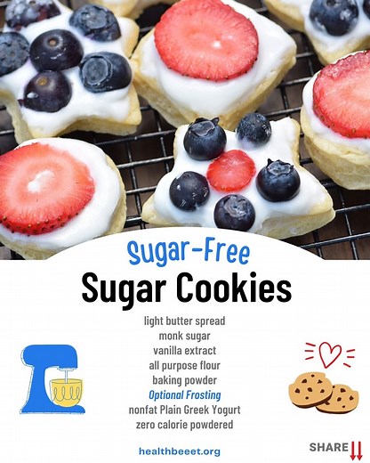 Sugar Free Sugar Cookies! Only 44 calories