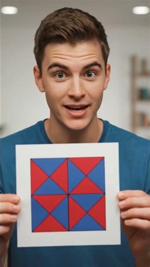 How Many Triangles Can You Find? Most People Miss the Hidden Ones! #shorts