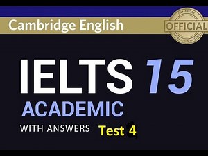 IELTS Listening Cambridge 15 Test 4 2020