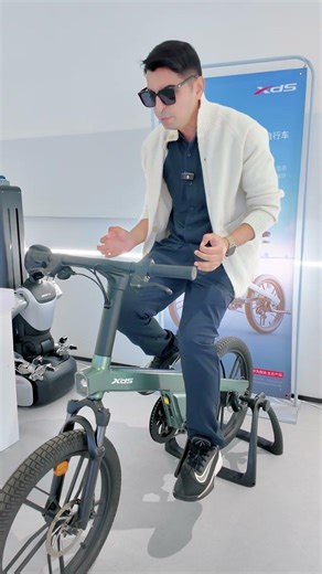 This Electric Cycle Is a Gym Machine at Home AND Rides Outside — Same Bike 🤯 #shorts #apec