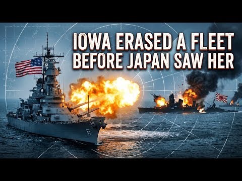 How Iowa’s 16-Inch Guns Erased an Entire Fleet Before Japan Even Saw Them