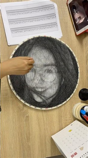 Tranh chỉ chân dung số hoá làm theo yêu cầu