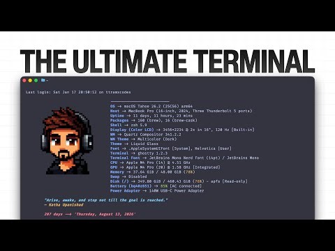 The ultimate productive terminal setup
