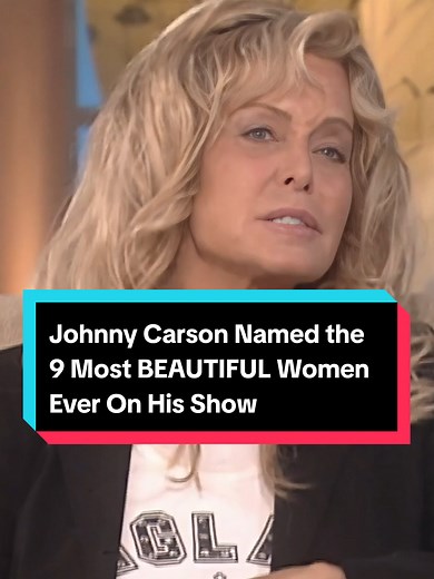 Johnny Carson's 9 Most Beautiful Women on His Show