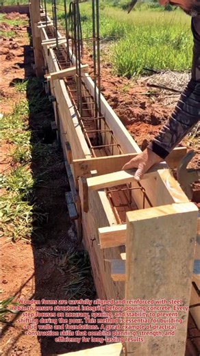 Perfect Concrete Formwork Setup | Strong Foundation Build Technique