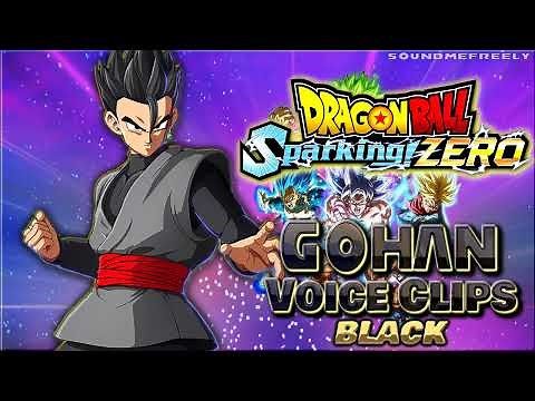 All Gohan Voice Clips • Black • Dragon Ball Sparking! ZERO Voice Lines (Kyle Hebert) ENGLISH