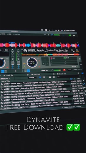 FREE DOWNLOAD ✅✅ Dynamite ( Primetime Clean Edit ) Link: https://www.mediafire.com/file/mbh0ghp0kpsuvdk/DJ_MOTO_-_Dynamite_%28_Primetime_Tribal_Banger_Clean_128Bpm_%29_2025_Editz.mp3/file | DJ MOTO MT