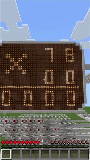 Working Calculator in Minecraft