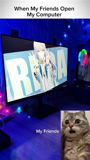 when my friend open my computer #4kpc #4kwallpapers #gooner #pcgaming #pcwallpaper #pcsetup