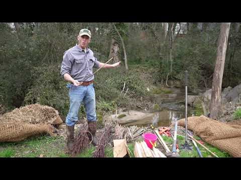 Stream Bank Repair with Mitch - Before & After Footage