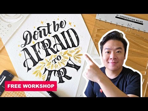 Hand Lettering Composition Layout with Nico Ng | Tutorial + Tips!