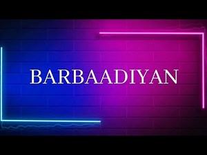 Barbaadiyan | Lyrics | Shiddat | Sunny K, Radhika M | Sachet T, Nikhita G, Madhubanti B|Sachin-Jigar
