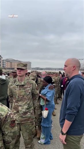 Heartbreaking Goodbye Before War Deployment