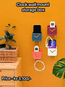clock wall mount storage box#wallmount#storagebox#multifunction#foryou#fypシ#foryoupage❤️❤️ | SHWEMall