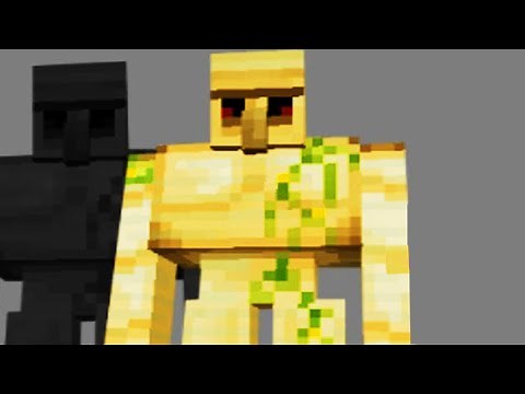"BUTTER GOLEM in MINECRAFT" (Minecraft Mod Showcase)