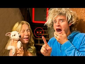 EXPLORING A HAUNTED BASEMENT WITH MY GIRLFRIEND **SHOCKING FOOTAGE**