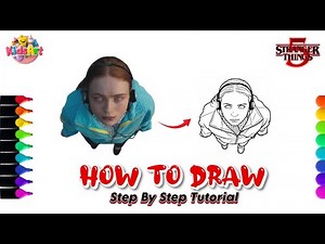 How to Draw Max Mayfield From Stranger Things | Easy Drawing Tutorial