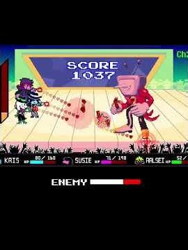 #deltarune - Tenna Final Boss Fight (Final Attack)📺❤️