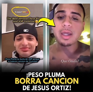 🔥🤬 Peso pluma LE BORRA la cancion a jop con jhay cortez #pesopluma #pesoplumanoticias #jesusortizpaz #exespecial | Feli Viral