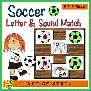 Soccer Letter & Sound Match Game