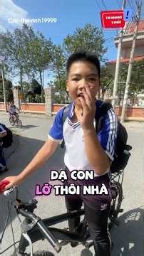 Đi học về đụng phải xe của người khác: