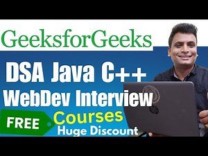 GeeksForGeeks Free Course with Certificate & Huge Discount | C++ Python | Programming | Gfg | DSA