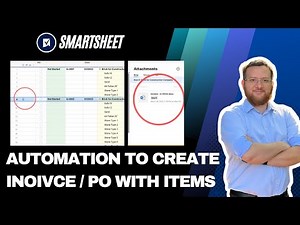 Smartsheet - Automation for Invoice / Purchase Order using multiple rows (lines)