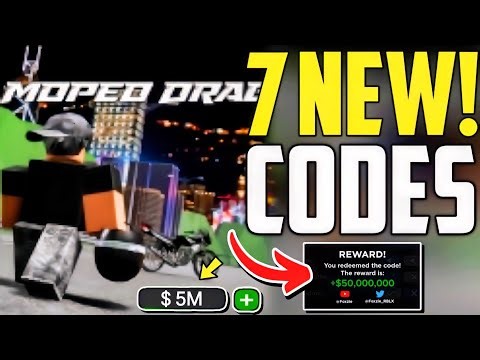 ⚠️ACTIVE⚠️[UPDATE] CODES💥MOPED DRAG ROBLOX CODES 2026 - MOPED DRAG CODES 2026