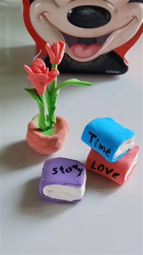 make Book with me 📚 when you love reading #shorts # clay#Diy