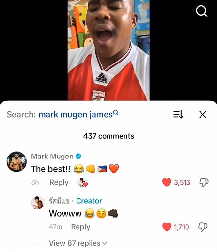 745K views · 14K reactions | Tinamaan talaga si James kay Mark Mugen  #PhysicalAsia | Noona Chronicles | Facebook