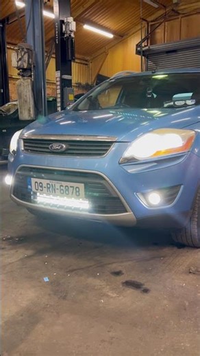 Ford Kuga Led Bulb Conversion and Added Led Bar To The Full Beams #leddriver #led #golight