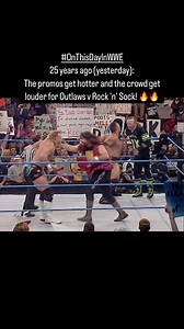 6.9K views · 1.6K reactions | The Rock ‘n’ Sock - and the red hot pops! Everything is bigger in Texas on this SmackDown - the crowd are crazily into what they are seeing and hearing! This match between the New Age Outlaws v The Rock and Cactus Jack is just in the middle of the show, and fans are intensely into it after each promo, and moment Incredible! #onthisdayinwwe | On This Day in WWE | Facebook