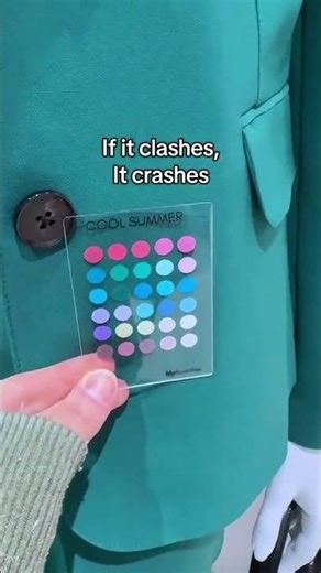 Color analysis swatch card! Link in bio 🎨#colors #makeup #coloranalysis
