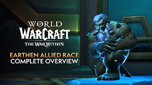 Earthen allied race complete overview - unlock, classes, racials, mounts, heritage armor & more