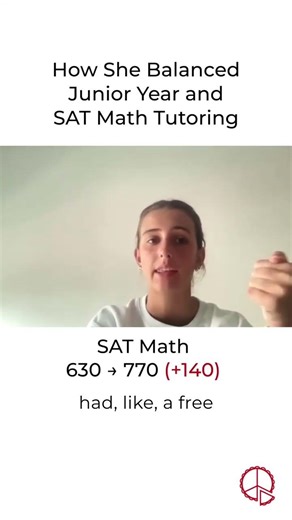 How She Balanced Junior Year and SAT Math Tutoring
